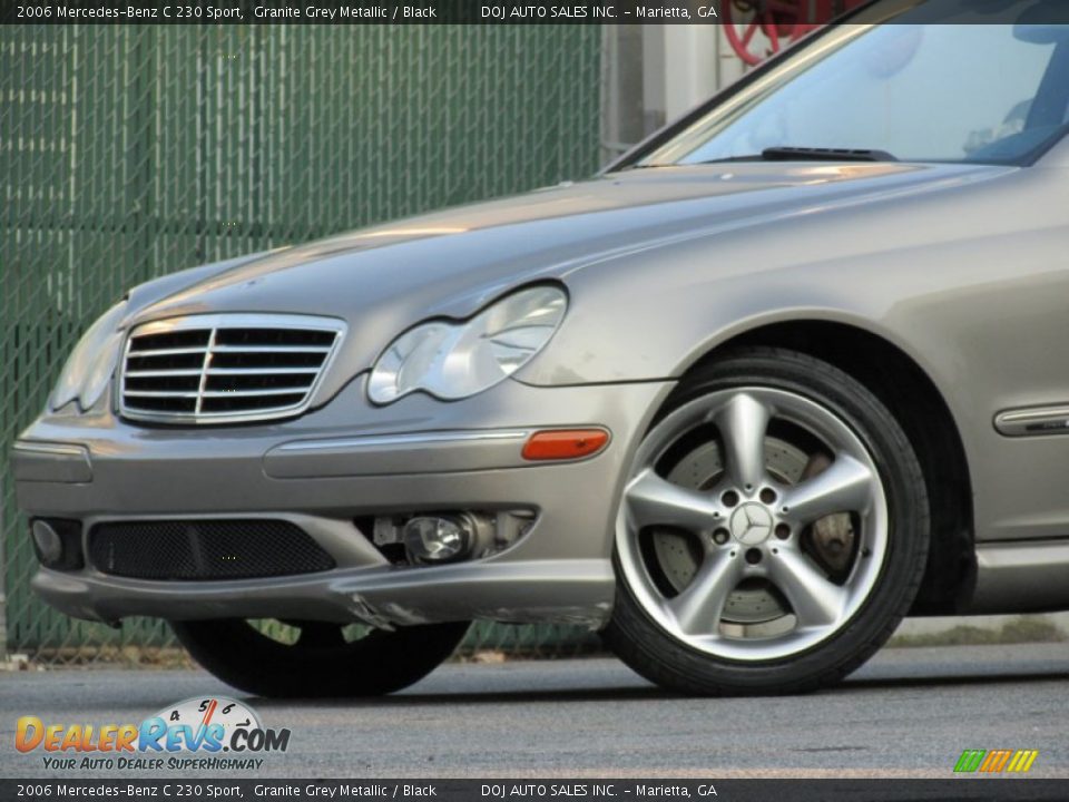 2006 Mercedes-Benz C 230 Sport Granite Grey Metallic / Black Photo #7