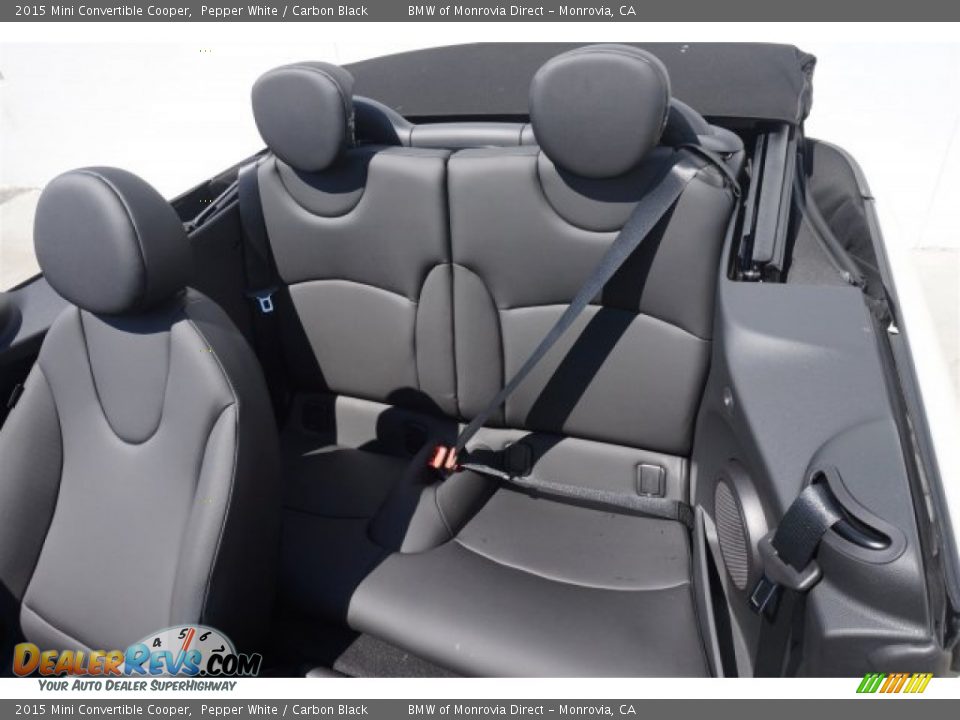2015 Mini Convertible Cooper Pepper White / Carbon Black Photo #5