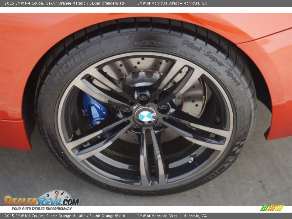 2015 BMW M4 Coupe Sakhir Orange Metallic / Sakhir Orange/Black Photo #4