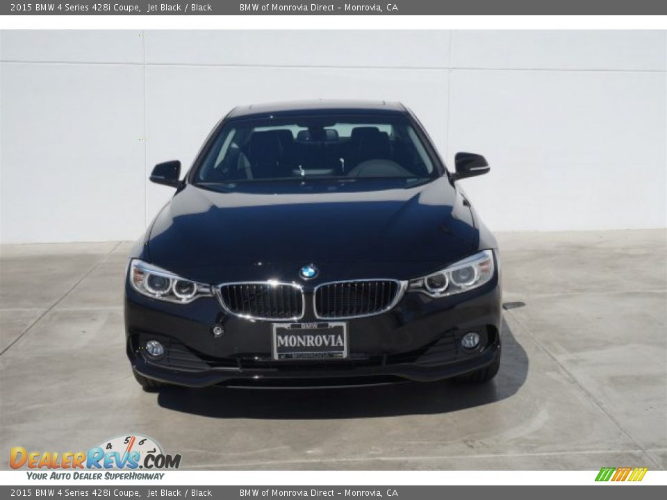 2015 BMW 4 Series 428i Coupe Jet Black / Black Photo #3