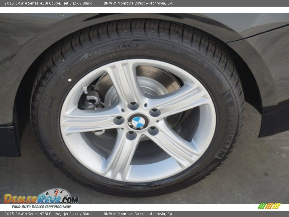2015 BMW 4 Series 428i Coupe Jet Black / Black Photo #4