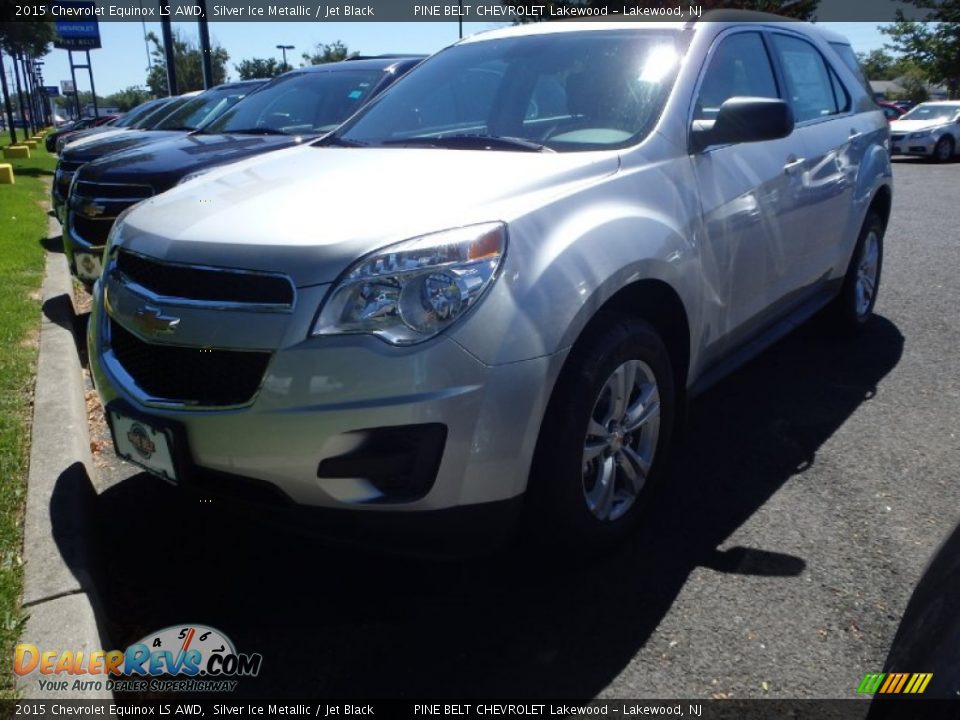 2015 Chevrolet Equinox LS AWD Silver Ice Metallic / Jet Black Photo #1