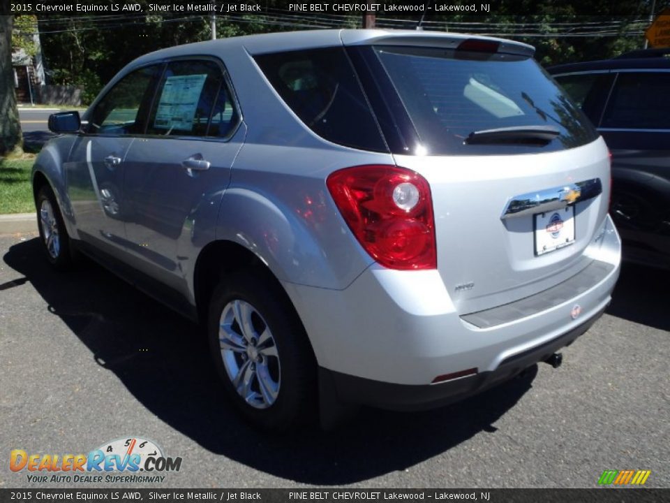 2015 Chevrolet Equinox LS AWD Silver Ice Metallic / Jet Black Photo #2
