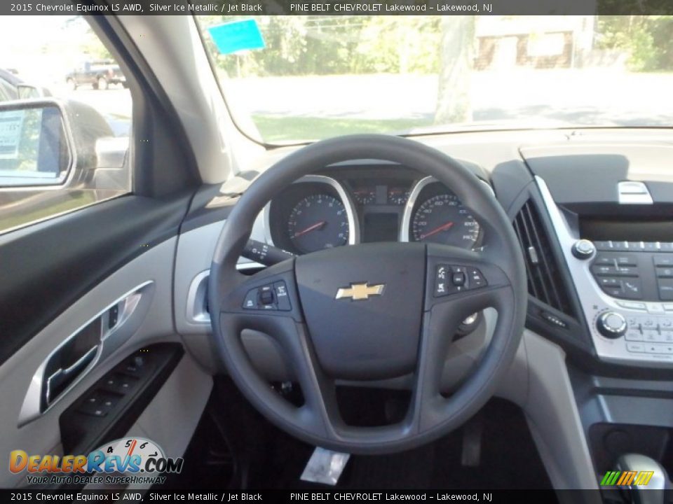 2015 Chevrolet Equinox LS AWD Silver Ice Metallic / Jet Black Photo #6