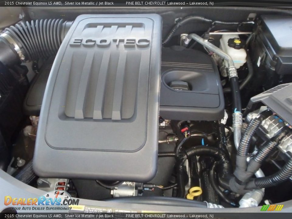 2015 Chevrolet Equinox LS AWD Silver Ice Metallic / Jet Black Photo #7