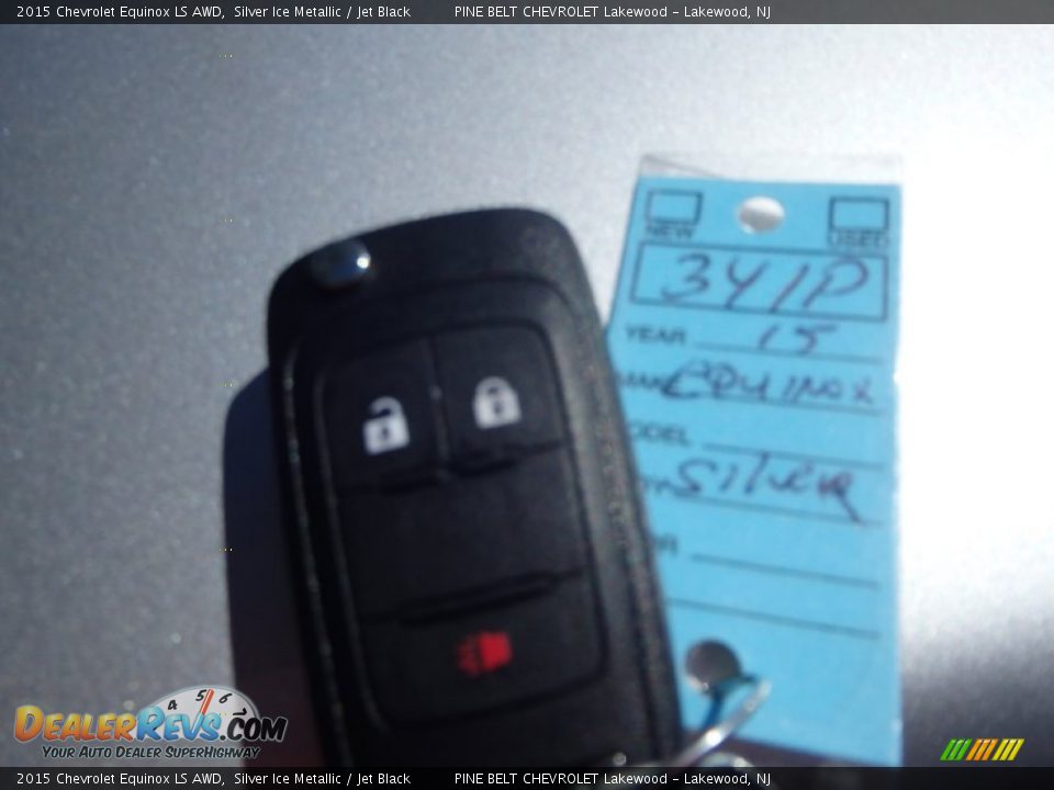2015 Chevrolet Equinox LS AWD Silver Ice Metallic / Jet Black Photo #8