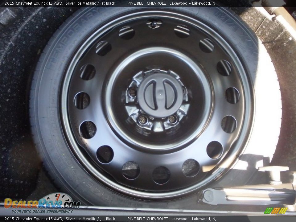 2015 Chevrolet Equinox LS AWD Silver Ice Metallic / Jet Black Photo #11