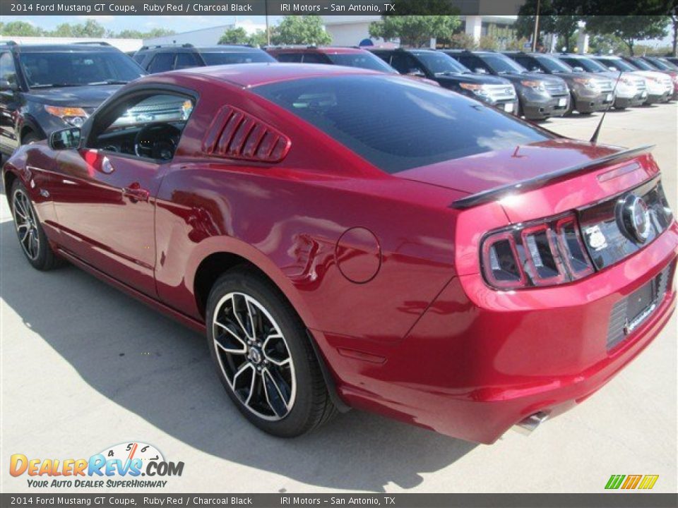 2014 Ford Mustang GT Coupe Ruby Red / Charcoal Black Photo #5