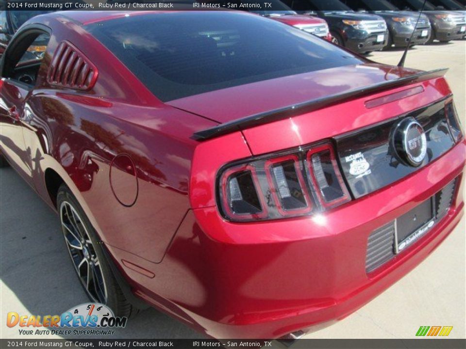 2014 Ford Mustang GT Coupe Ruby Red / Charcoal Black Photo #6