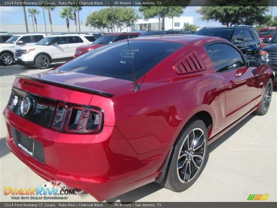 2014 Ford Mustang GT Coupe Ruby Red / Charcoal Black Photo #7