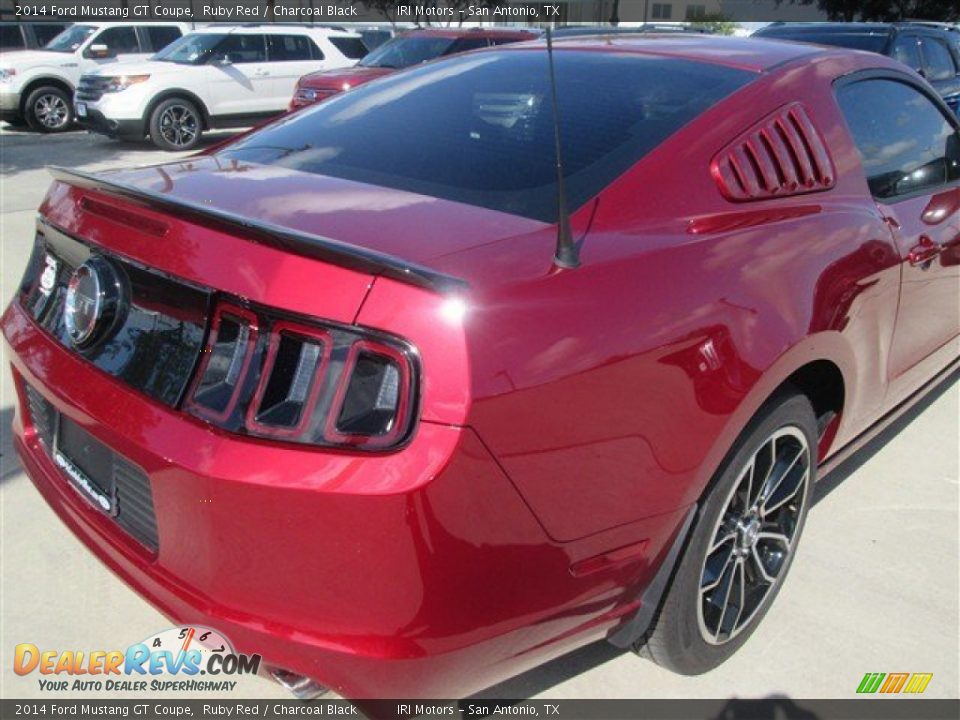 2014 Ford Mustang GT Coupe Ruby Red / Charcoal Black Photo #8