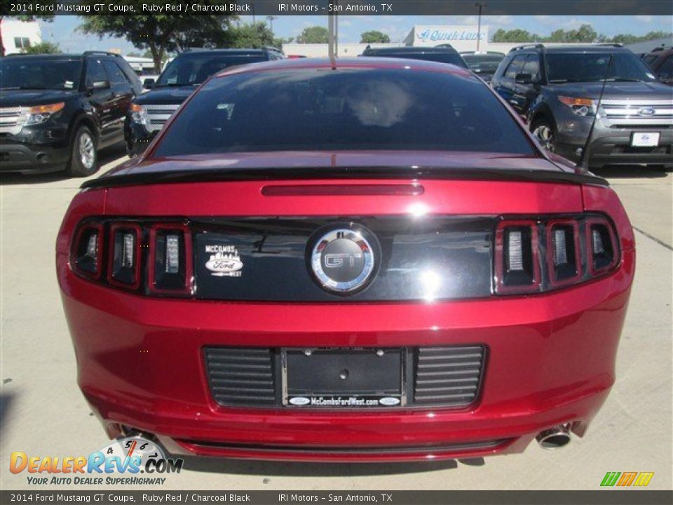 2014 Ford Mustang GT Coupe Ruby Red / Charcoal Black Photo #16