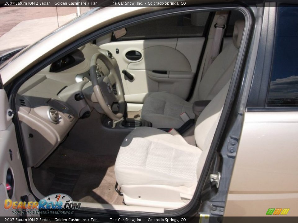 2007 Saturn ION 2 Sedan Golden Cashmere / Tan Photo #6