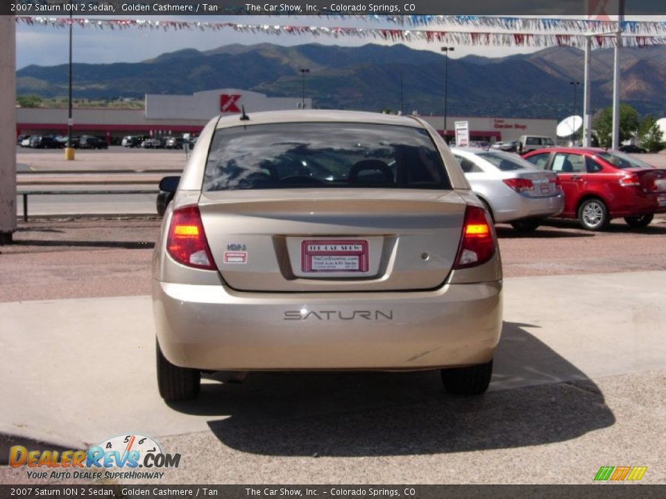 2007 Saturn ION 2 Sedan Golden Cashmere / Tan Photo #12