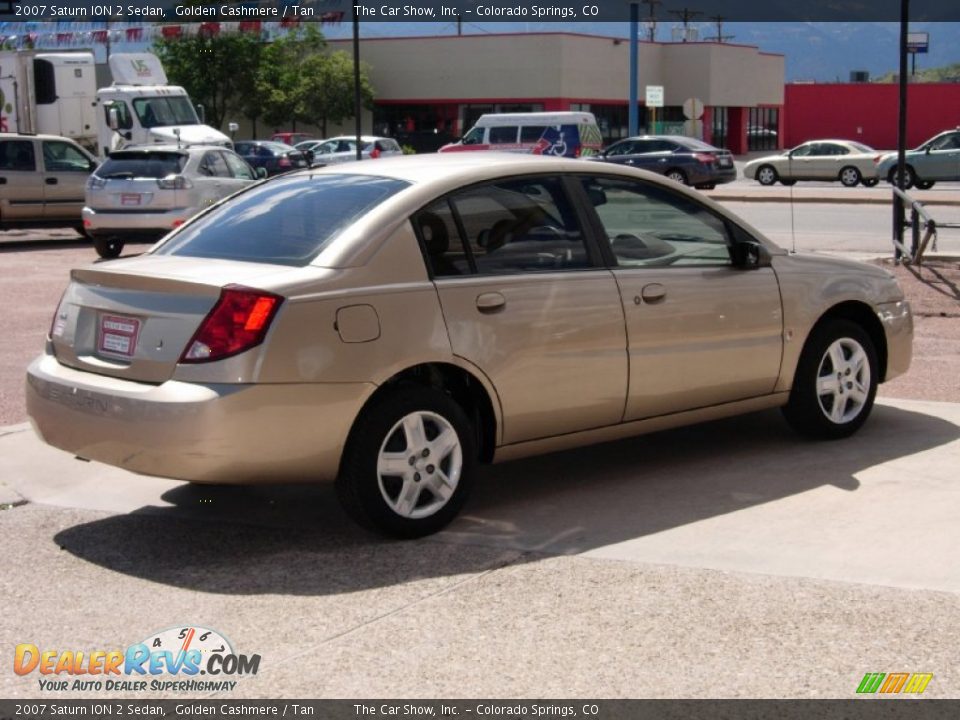 2007 Saturn ION 2 Sedan Golden Cashmere / Tan Photo #14