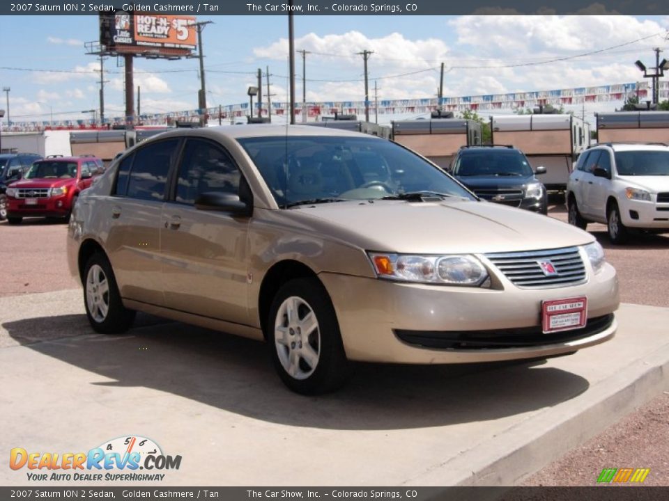 2007 Saturn ION 2 Sedan Golden Cashmere / Tan Photo #16
