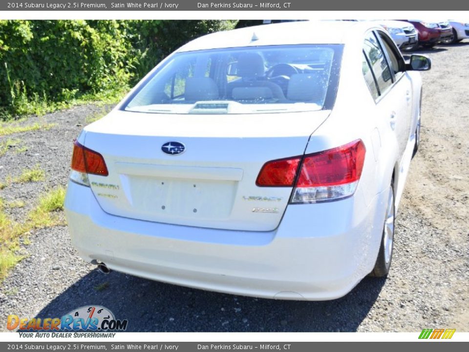 2014 Subaru Legacy 2.5i Premium Satin White Pearl / Ivory Photo #7
