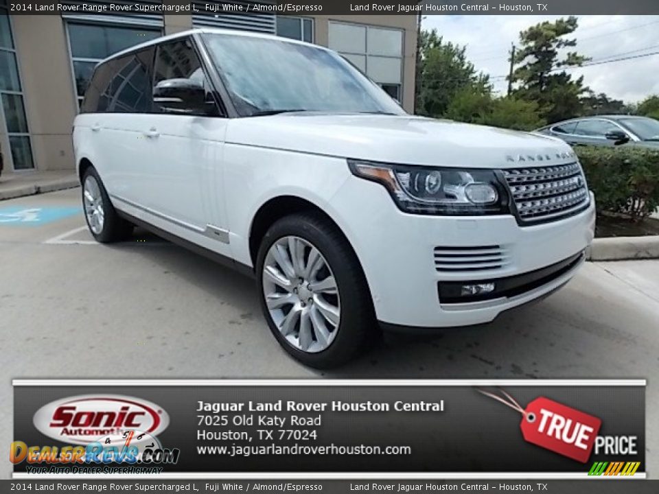 2014 Land Rover Range Rover Supercharged L Fuji White / Almond/Espresso Photo #1