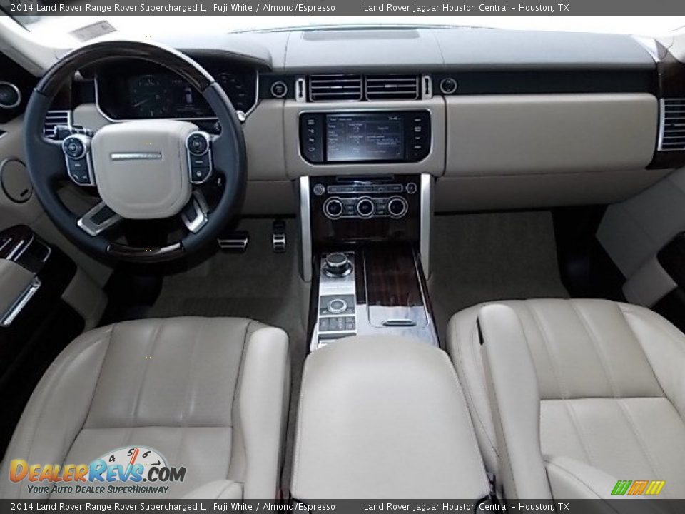 2014 Land Rover Range Rover Supercharged L Fuji White / Almond/Espresso Photo #2
