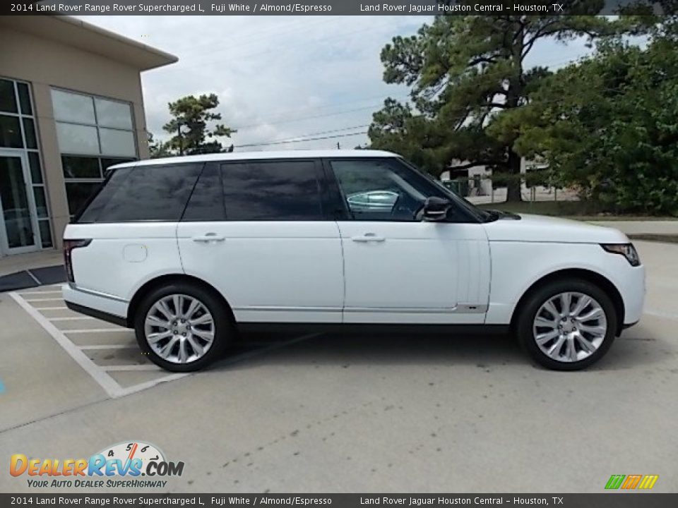 2014 Land Rover Range Rover Supercharged L Fuji White / Almond/Espresso Photo #5