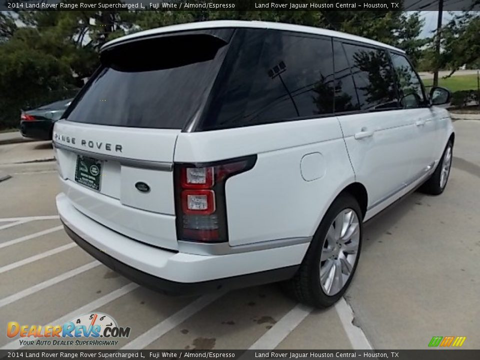 2014 Land Rover Range Rover Supercharged L Fuji White / Almond/Espresso Photo #6