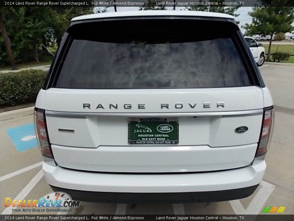 2014 Land Rover Range Rover Supercharged L Fuji White / Almond/Espresso Photo #7