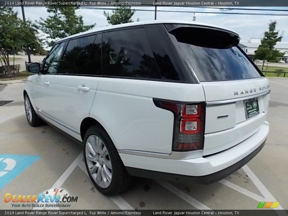 2014 Land Rover Range Rover Supercharged L Fuji White / Almond/Espresso Photo #8
