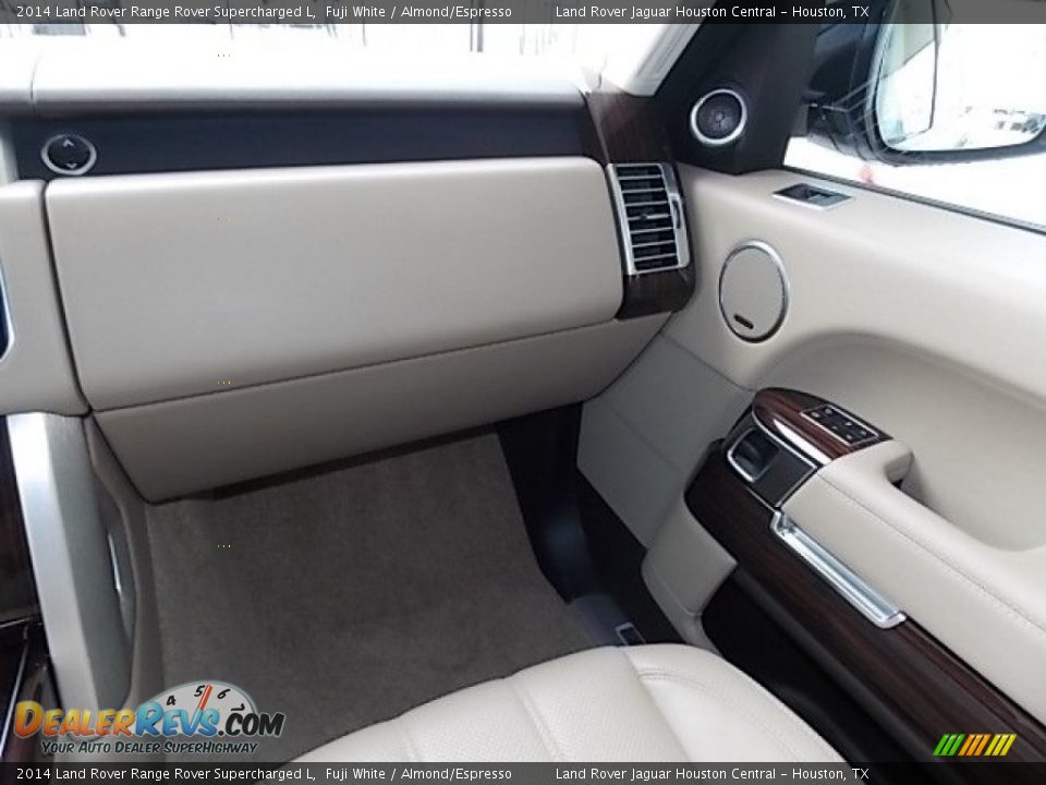 2014 Land Rover Range Rover Supercharged L Fuji White / Almond/Espresso Photo #13