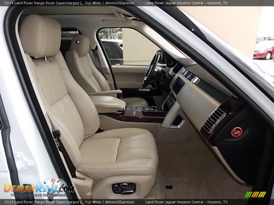 2014 Land Rover Range Rover Supercharged L Fuji White / Almond/Espresso Photo #19
