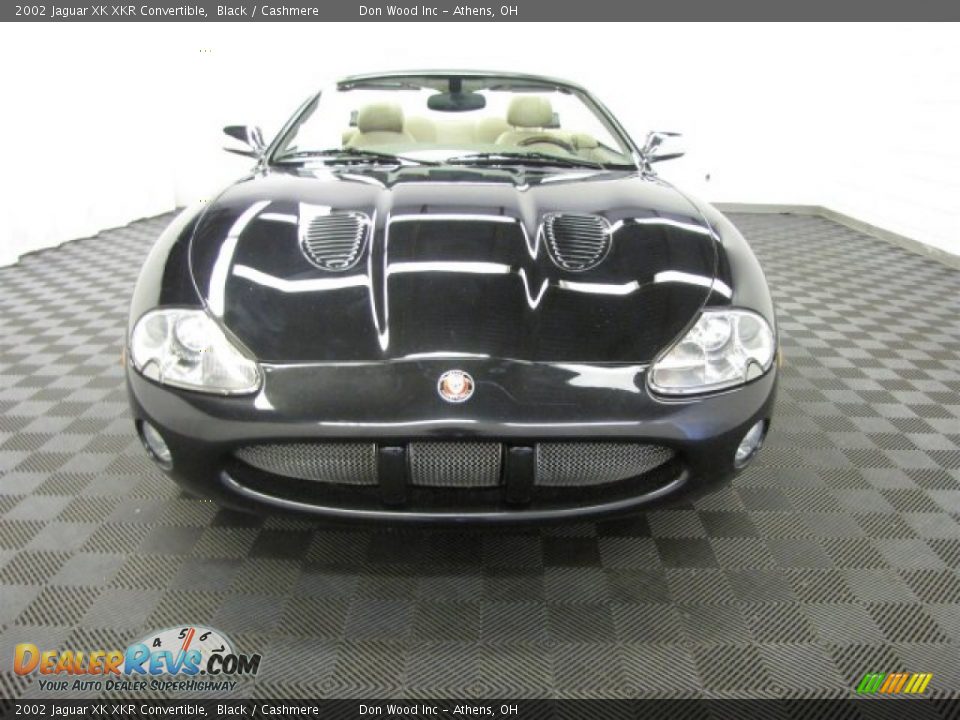 2002 Jaguar XK XKR Convertible Black / Cashmere Photo #4