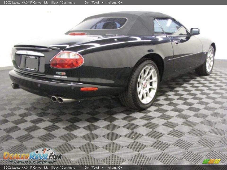 2002 Jaguar XK XKR Convertible Black / Cashmere Photo #10