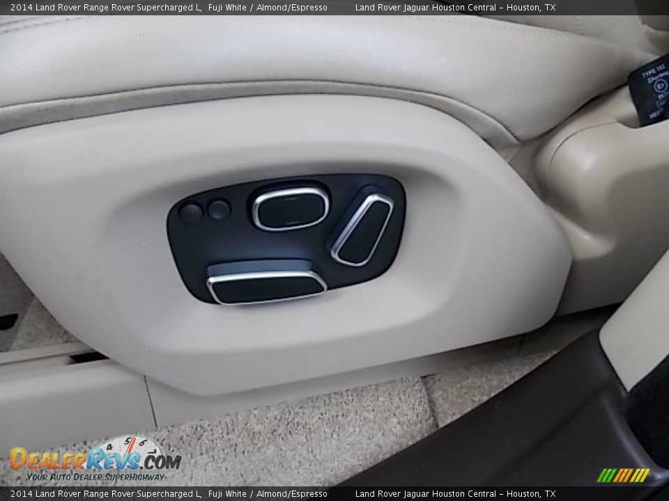 2014 Land Rover Range Rover Supercharged L Fuji White / Almond/Espresso Photo #35