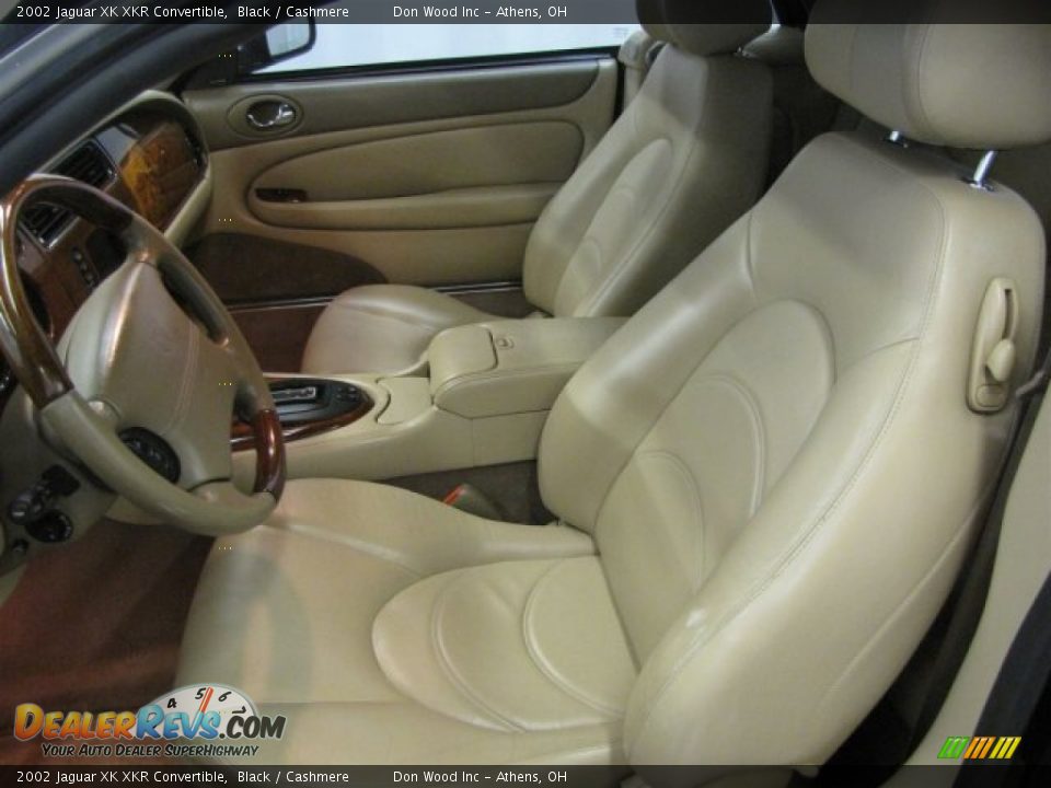 Front Seat of 2002 Jaguar XK XKR Convertible Photo #13