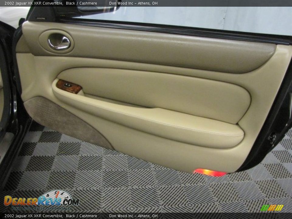 2002 Jaguar XK XKR Convertible Black / Cashmere Photo #18
