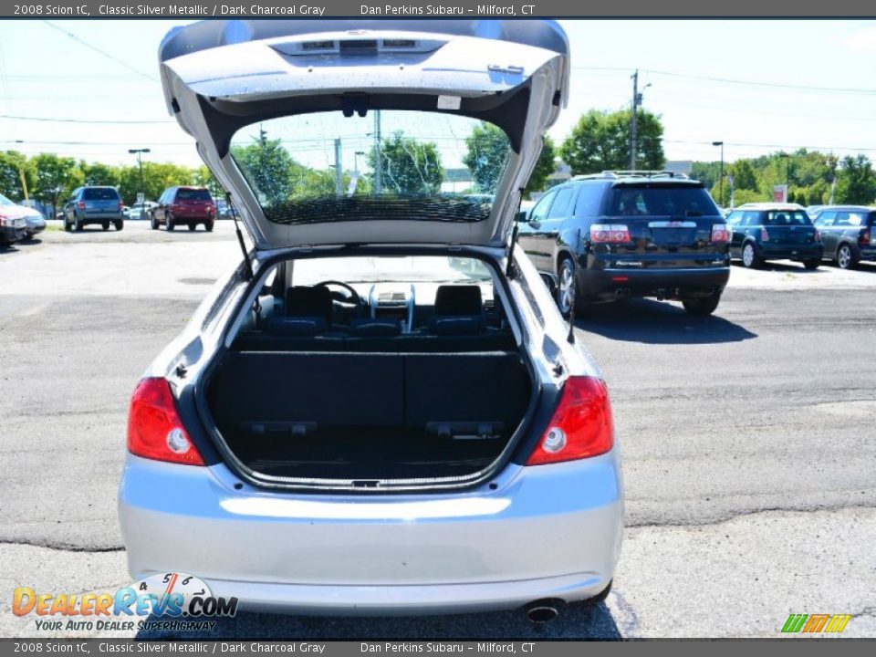 2008 Scion tC Classic Silver Metallic / Dark Charcoal Gray Photo #8