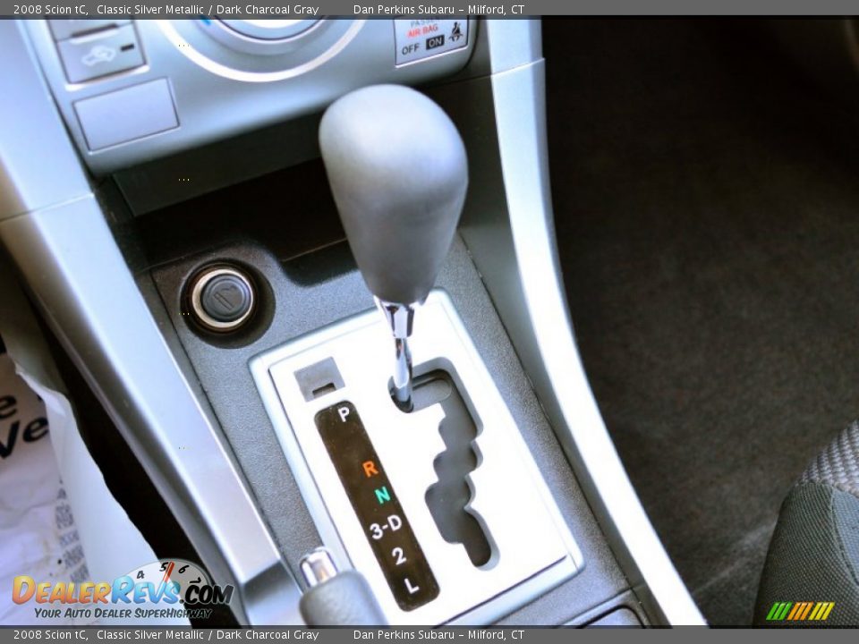 2008 Scion tC Classic Silver Metallic / Dark Charcoal Gray Photo #14