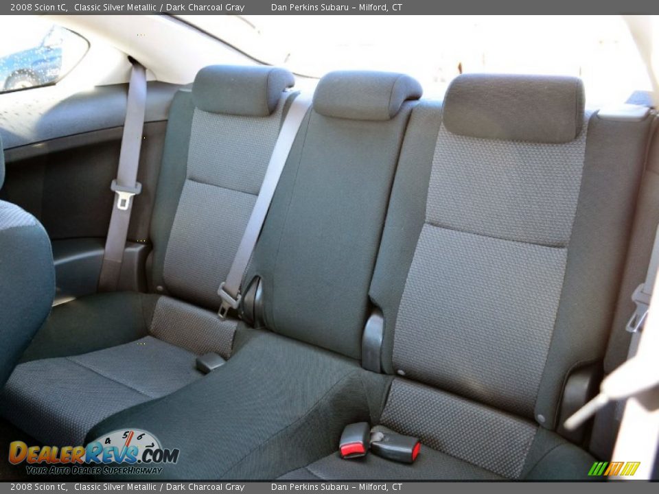 2008 Scion tC Classic Silver Metallic / Dark Charcoal Gray Photo #15