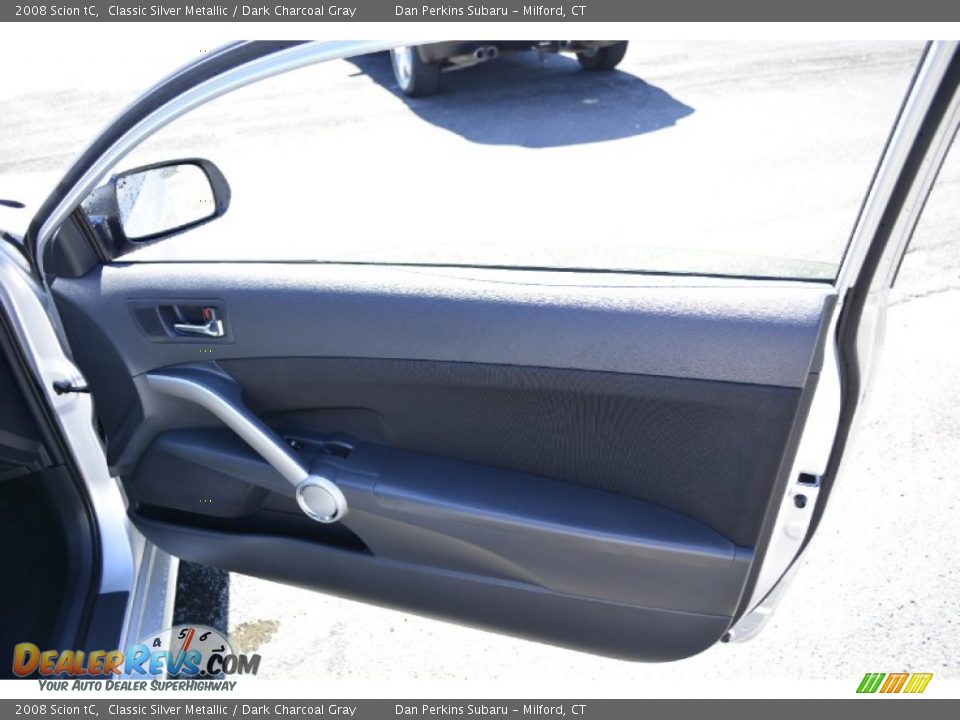 2008 Scion tC Classic Silver Metallic / Dark Charcoal Gray Photo #17