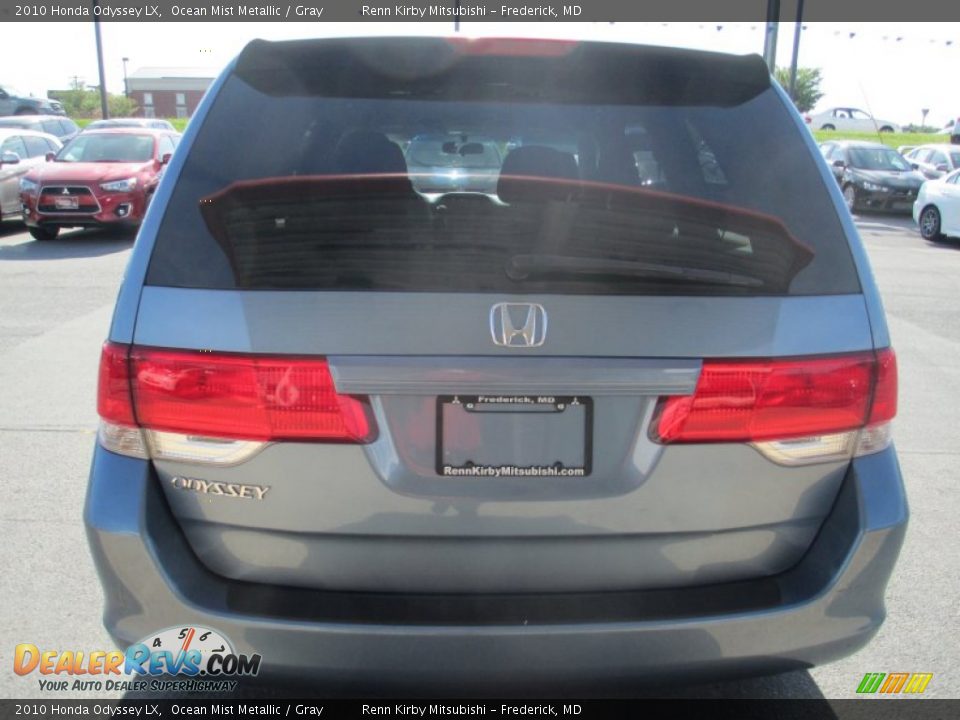 2010 Honda Odyssey LX Ocean Mist Metallic / Gray Photo #6