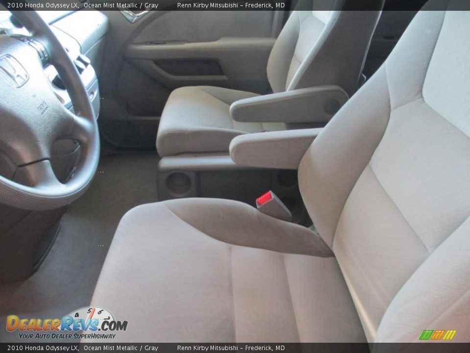 2010 Honda Odyssey LX Ocean Mist Metallic / Gray Photo #11