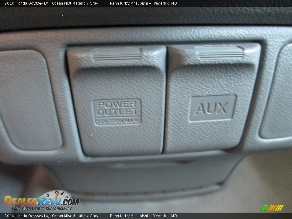 2010 Honda Odyssey LX Ocean Mist Metallic / Gray Photo #24