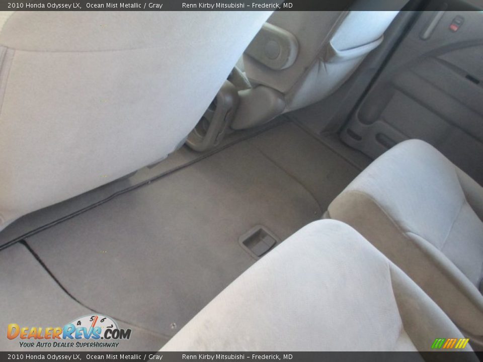 2010 Honda Odyssey LX Ocean Mist Metallic / Gray Photo #27