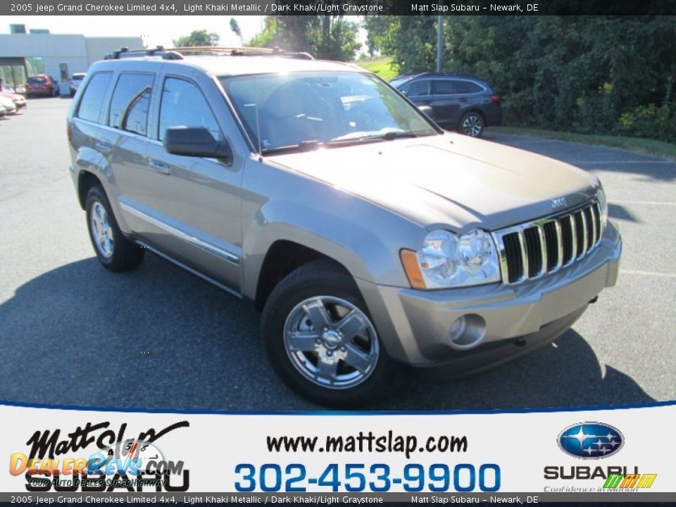 2005 Jeep Grand Cherokee Limited 4x4 Light Khaki Metallic / Dark Khaki/Light Graystone Photo #1