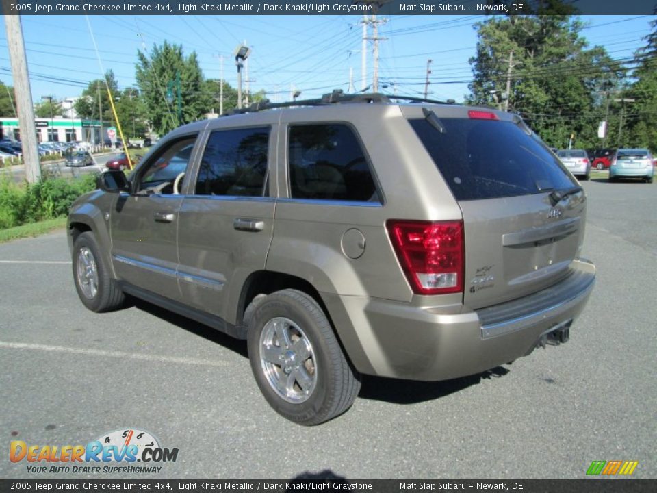 2005 Jeep Grand Cherokee Limited 4x4 Light Khaki Metallic / Dark Khaki/Light Graystone Photo #8