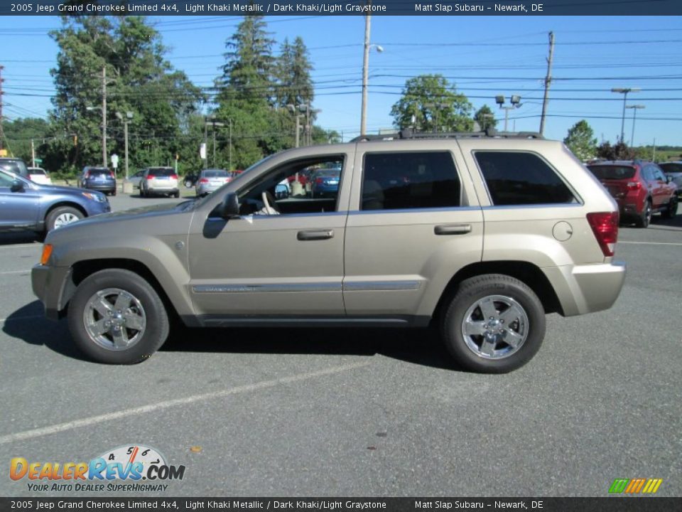 2005 Jeep Grand Cherokee Limited 4x4 Light Khaki Metallic / Dark Khaki/Light Graystone Photo #9
