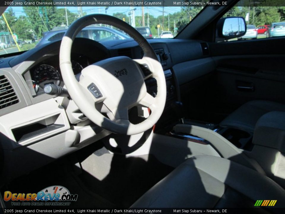 2005 Jeep Grand Cherokee Limited 4x4 Light Khaki Metallic / Dark Khaki/Light Graystone Photo #10