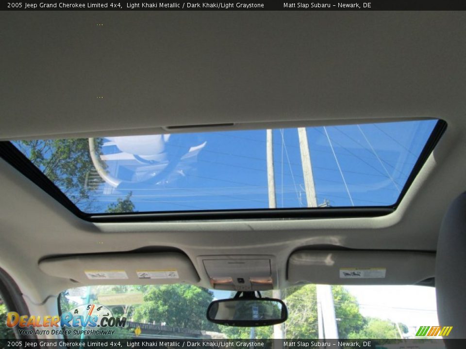 2005 Jeep Grand Cherokee Limited 4x4 Light Khaki Metallic / Dark Khaki/Light Graystone Photo #20