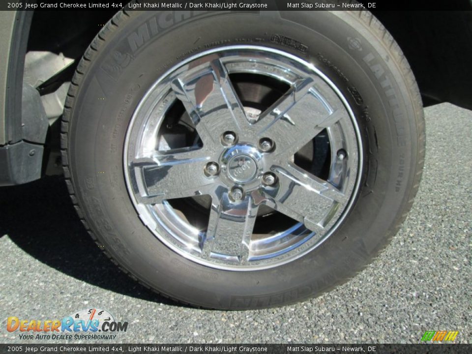 2005 Jeep Grand Cherokee Limited 4x4 Light Khaki Metallic / Dark Khaki/Light Graystone Photo #22