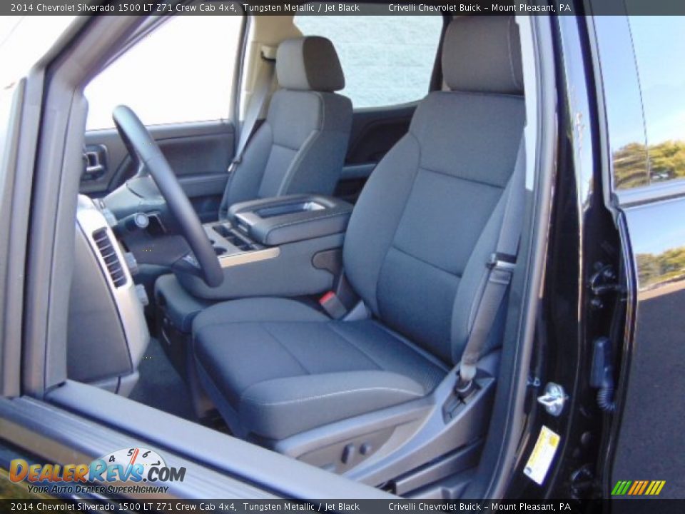 2014 Chevrolet Silverado 1500 LT Z71 Crew Cab 4x4 Tungsten Metallic / Jet Black Photo #11