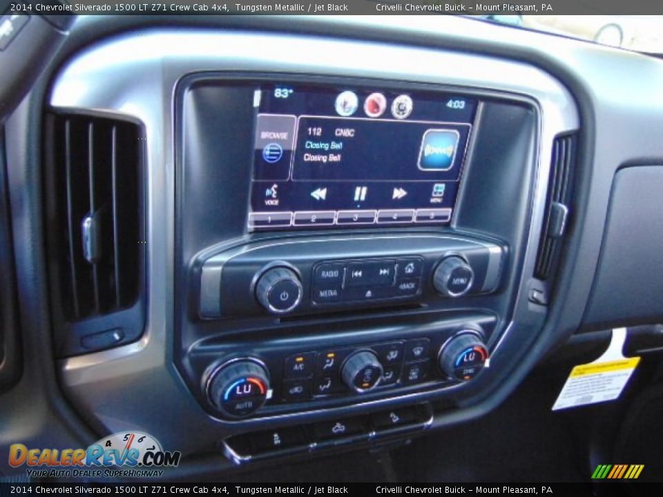 2014 Chevrolet Silverado 1500 LT Z71 Crew Cab 4x4 Tungsten Metallic / Jet Black Photo #14